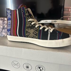 Colorful High-Top Sneakers